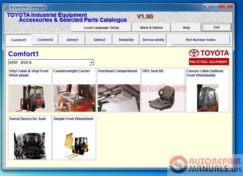 Toyota Industrial Equipment EPC v196 012016 Full Instruction Serial12