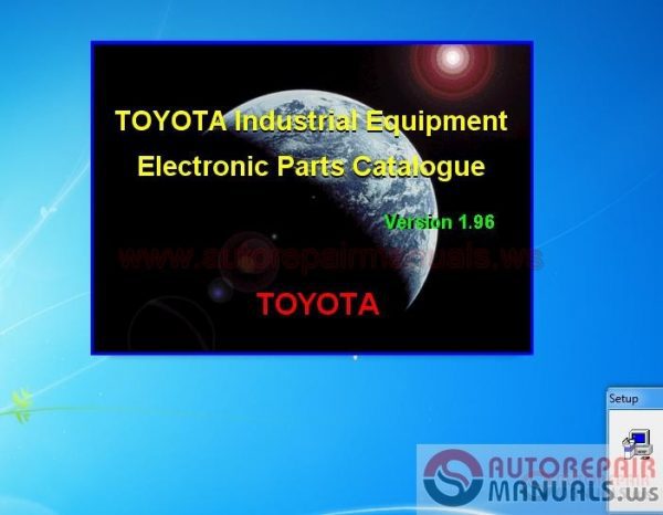Toyota Industrial Equipment EPC v196 012016 Full Instruction Serial5