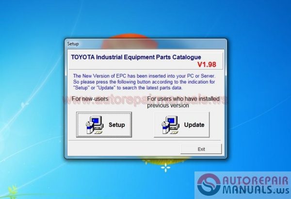 Toyota Industrial Equipment EPC v198 022017 Full Instruction Serial22V8A7