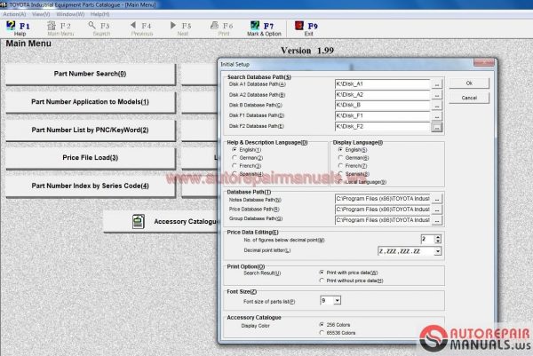 Toyota Industrial Equipment EPC v199 062017 Full Instruction Serial7