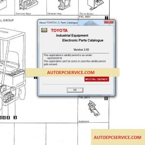 Toyota Industrial Equipment EPC v202 072017 Full Instruction Serial10 1