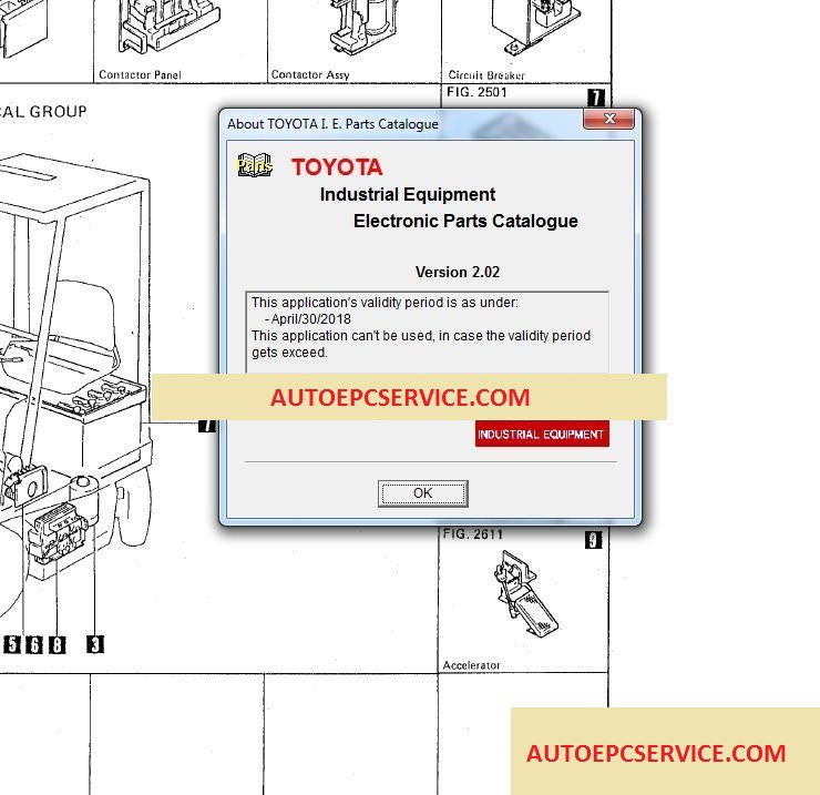 Toyota Industrial Equipment EPC v202 072017 Full Instruction Serial10 1