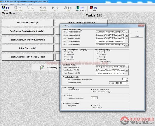 Toyota Industrial Equipment EPC v206 102017 Full Instruction Serial5