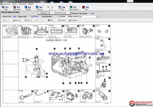 Toyota Industrial Equipment EPC v208 022018 Full Instruction Serial11