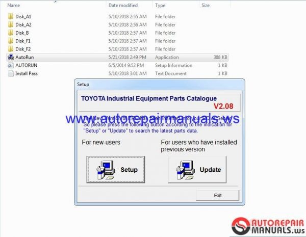 Toyota Industrial Equipment EPC v208 022018 Full Instruction Serial2
