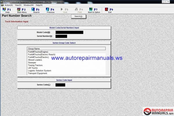 Toyota Industrial Equipment EPC v208 022018 Full Instruction Serial8