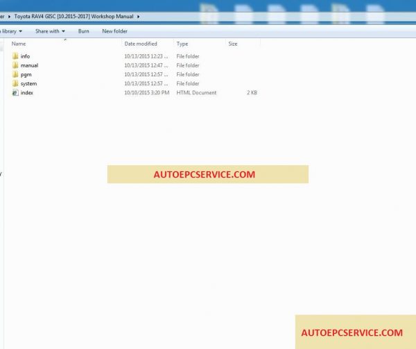 Toyota RAV4 GISC 102015 2017 Workshop Manual1