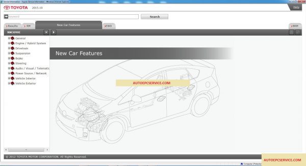 Toyota RAV4 GISC 102015 2017 Workshop Manual4
