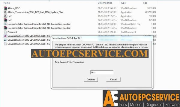 Universal Allison DOC v1400 042016 Full Instruction1 1