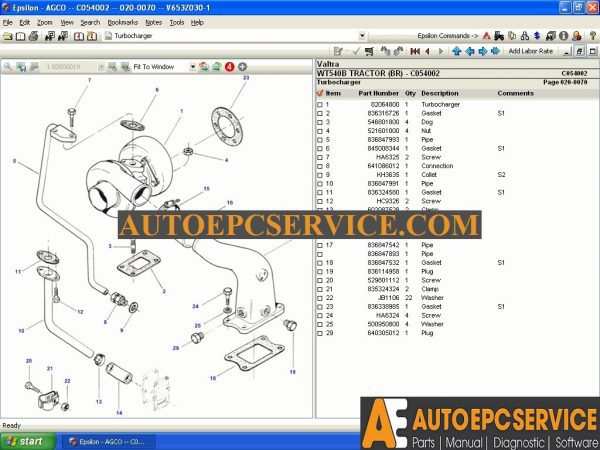 VALTRA Epsilon EU Agricultural tractors 012016 Full Keys13