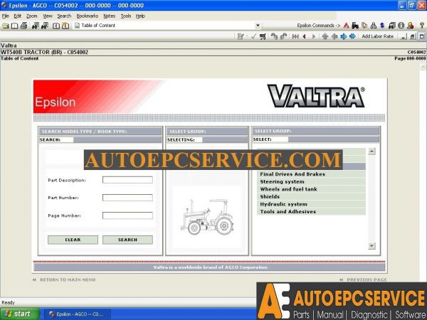 VALTRA Epsilon NA Agricultural tractors 012016 Full Keys3 1