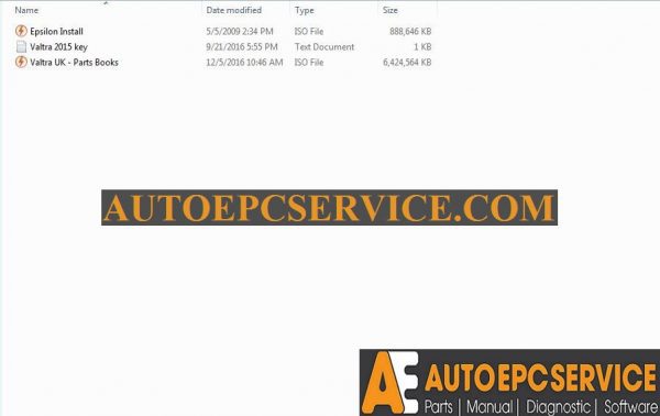 VALTRA Epsilon UK Parts Books 032017 Full Instruction Keys1 2
