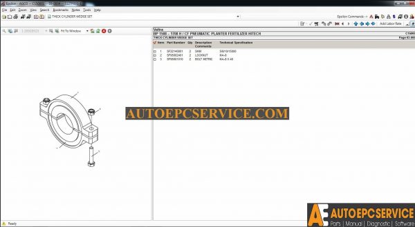 VALTRA Epsilon UK Parts Books 102017 Full Instruction Keys6