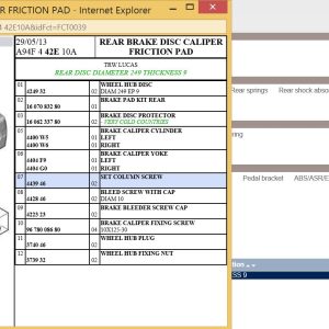 VMware Peugeot Service Box SEDRE 11.2013 Spare Parts Catalog Service Schematic Information 17