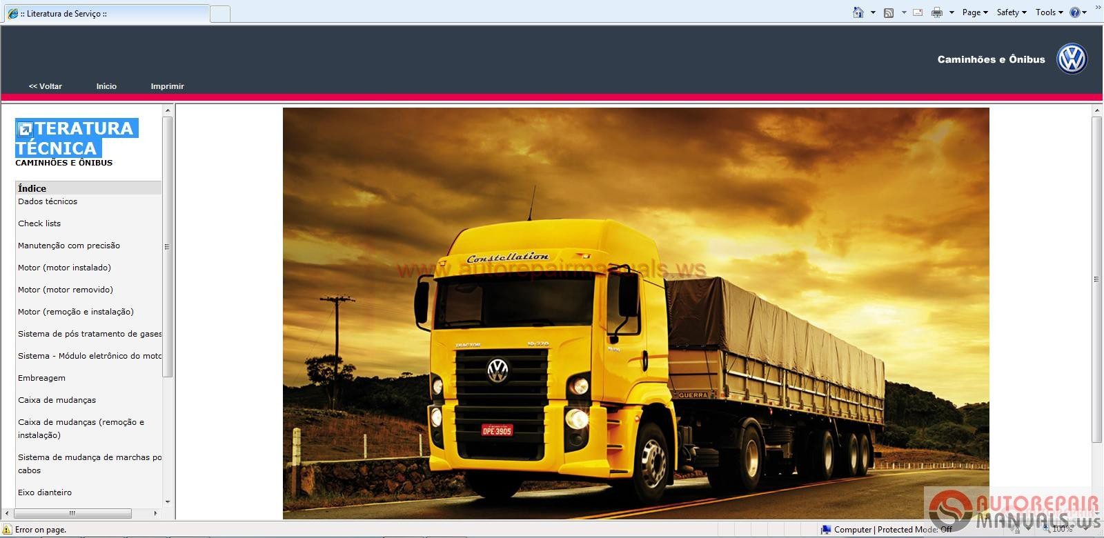 VW MAN TGX Trucks and Buses 2015 Technical Literature2
