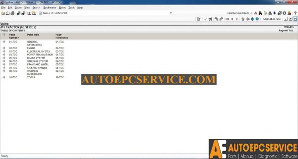 Valtra UK Parts Books 092016 Full Keys Instruction9