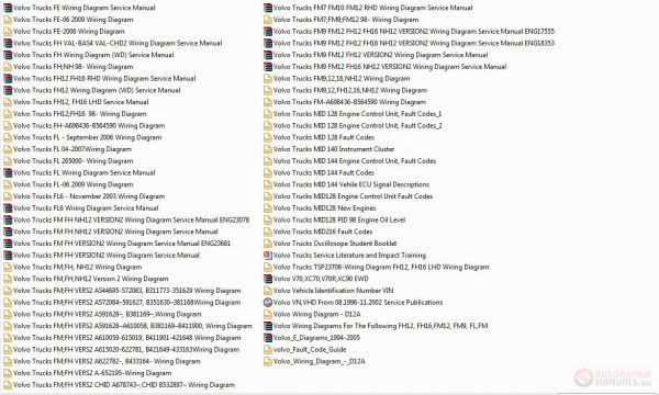 Volvo Truck All Models Full Manuals DVD4