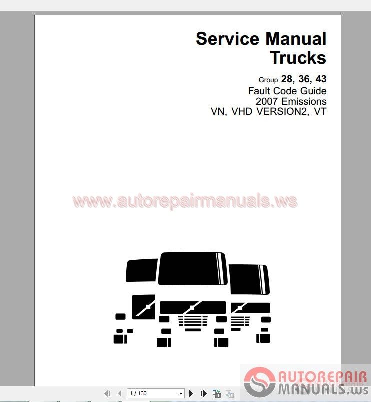 Volvo Truck All Models Shop Manual2