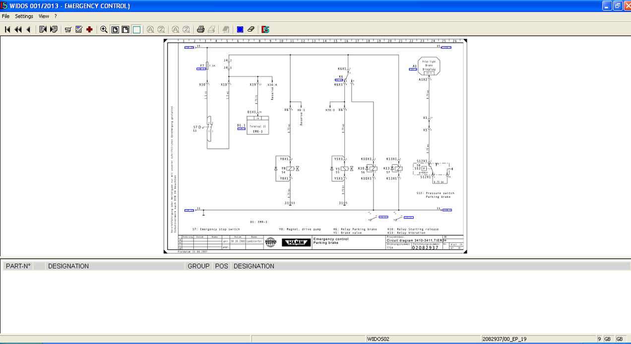 Wirtgen EPC Spare Parts Catalog Service Schematic Manual Tool WIDOS 01.2013