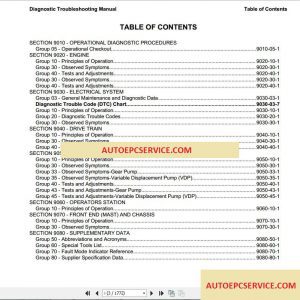 YALE Forklift DIESEL SERVICE MANUAL3