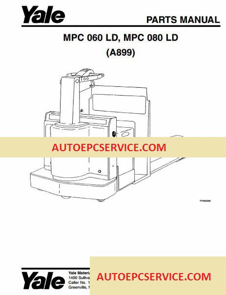 Yale Full Shop Manual DVD2 1