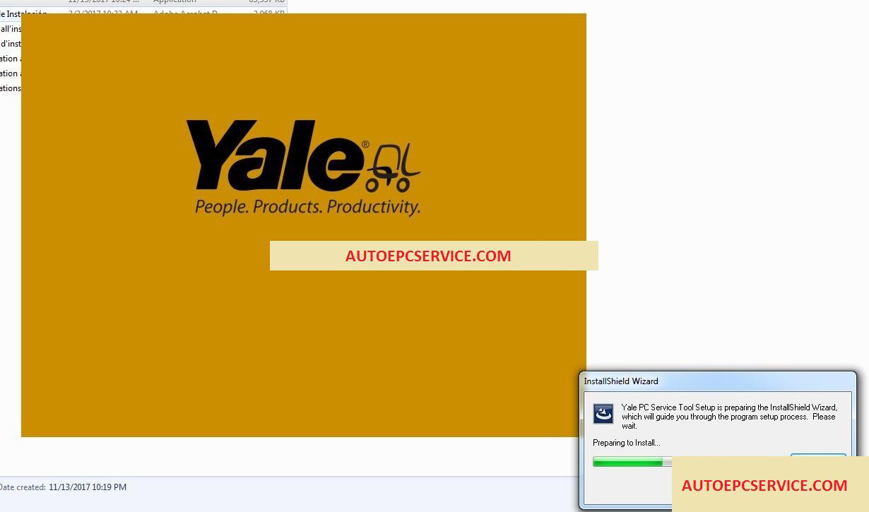Yale PC Service Tool 489 2016Full Instruction1 1