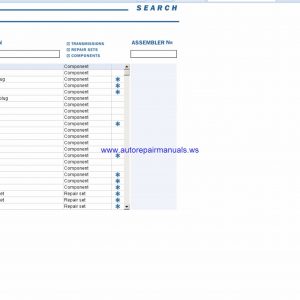 ZF Automotive 2013 05 VM Part List6