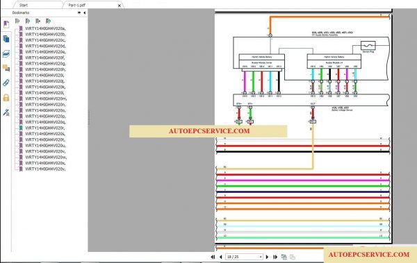 Toyota Lexus 2018 Electrical Wiring Diagram CD6