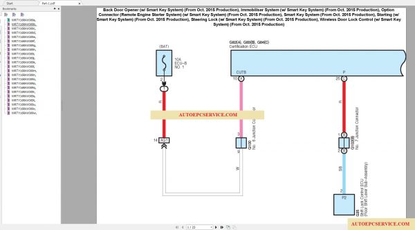 Toyota RAV4 10 2015 25L Wiring Diagrams 1 1