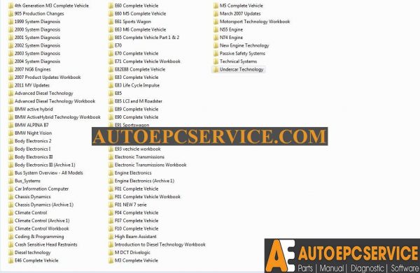 BMW Technical Service Training Docs1