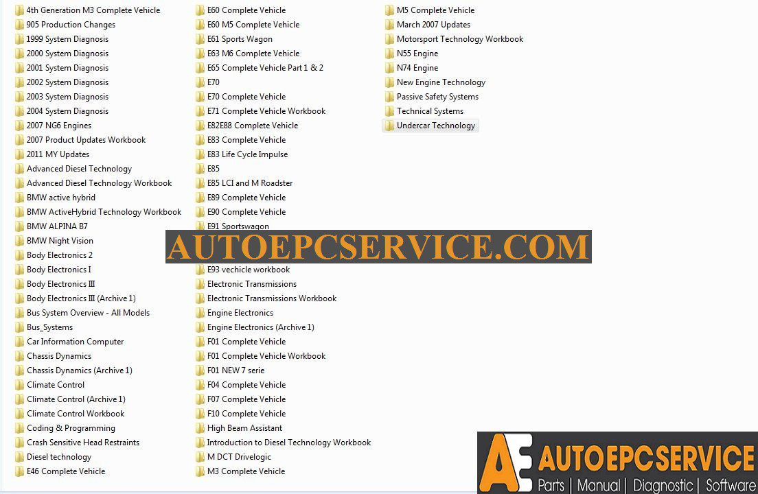 BMW Technical Service Training Docs1