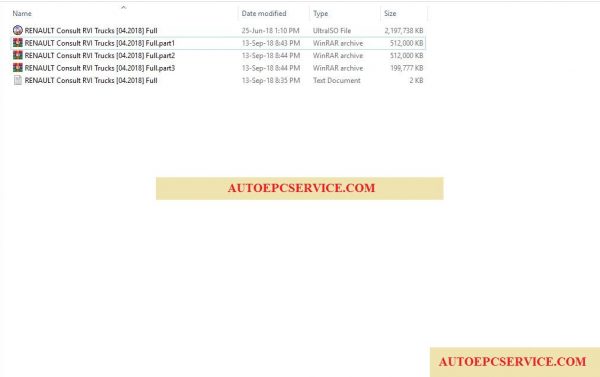 RENAULT Consult RVI Trucks 042018 Full1