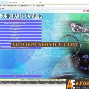 Toyota Lexus Epc All Regions 082018 Full Instruction2