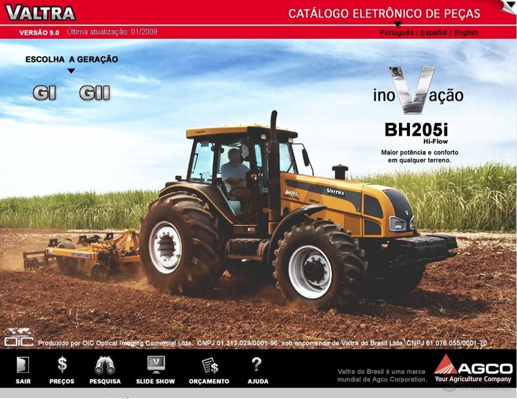VALTRA 012009 Parts Catalog EPC1