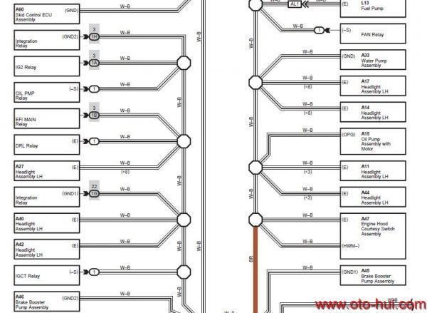 22 Oct 01 Lexus HS250H 2010 Wiring Diagram 4