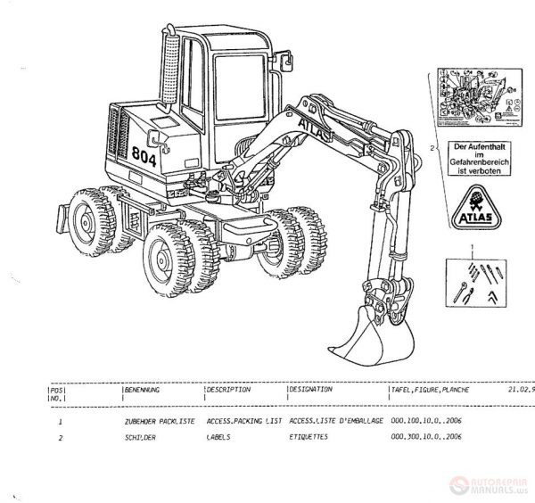 Atlas Cranes Excavators EPC 2005 Full DVD4
