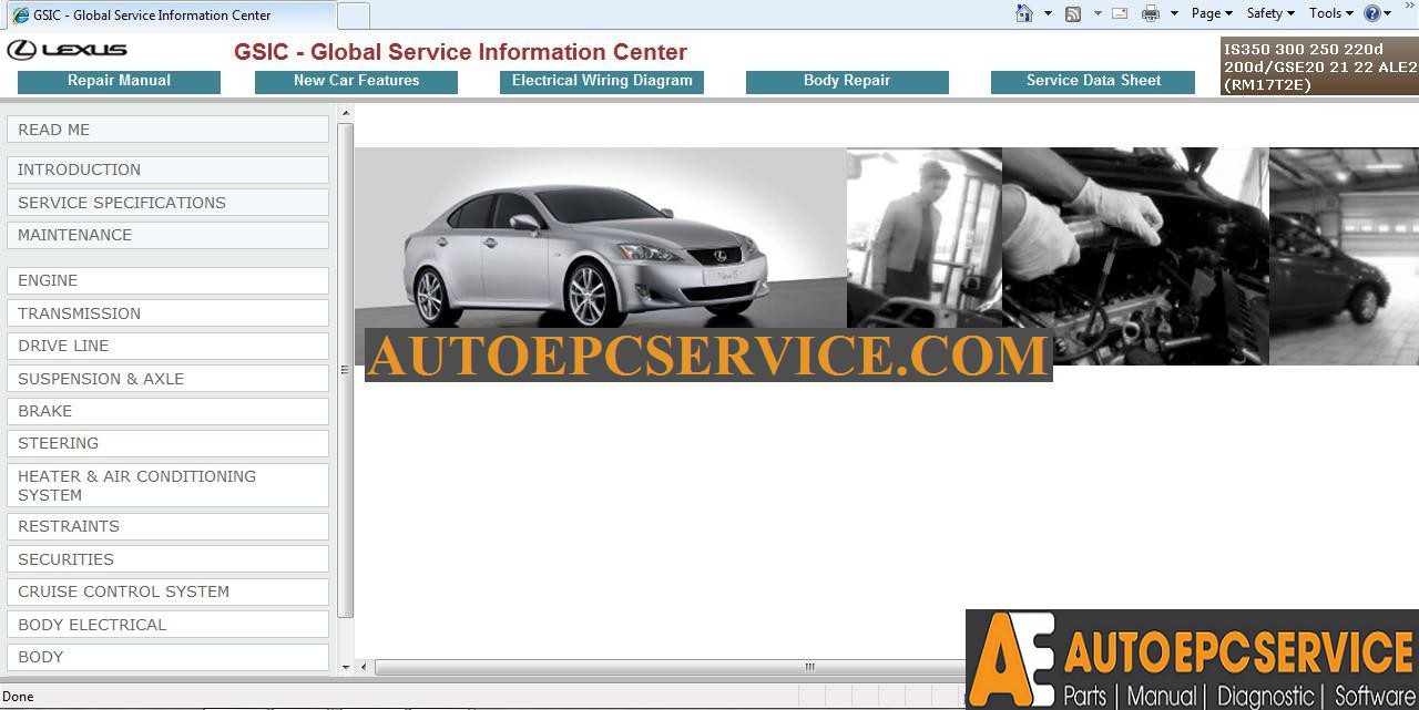 GSIC Lexus IS350300 250 200d GSE 202122 ALE20 2010 2012 2sqoPH