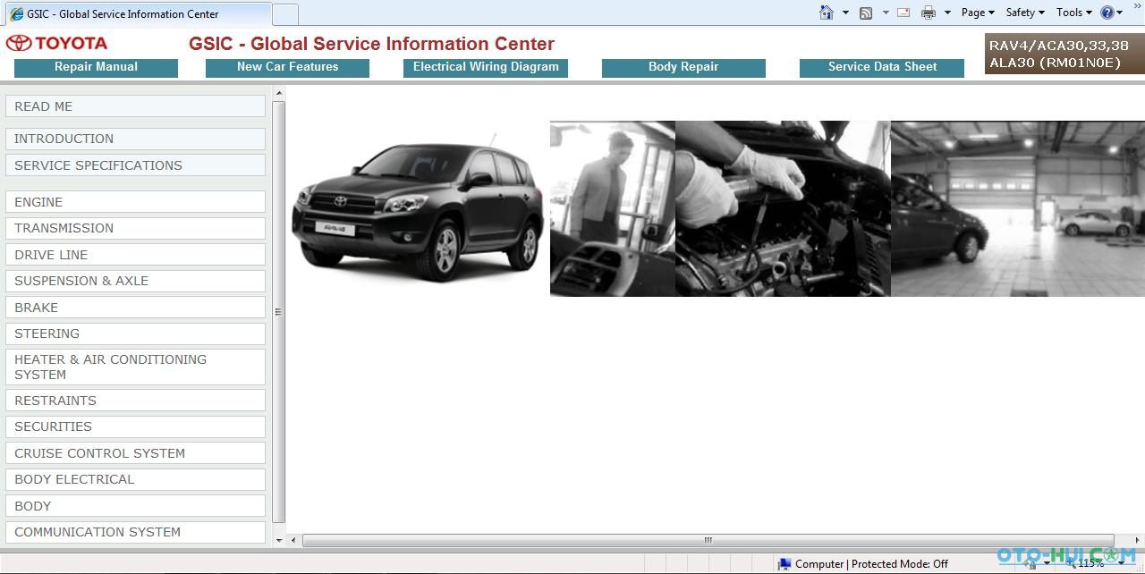 GSIC RAV4 ACA30 33 38 2005 Workshop Manual 1