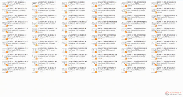 LEXUS CT200H 2015 2017 Electrical Wiring Diagram 1