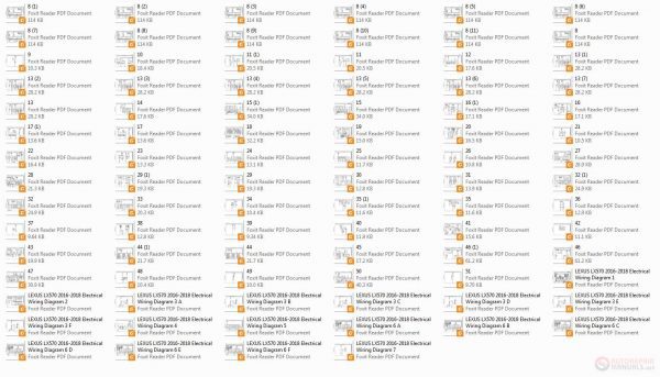 LEXUS LX570 2016 2018 Electrical Wiring Diagram 1