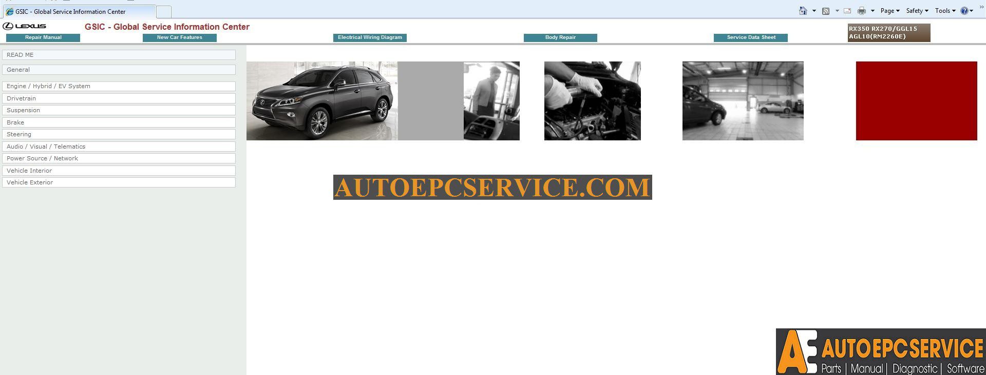 LEXUS RX350 RX270 SERVICE REPAIR MANUAL UPDATE 2015 RX350270 12rm2260e1 1