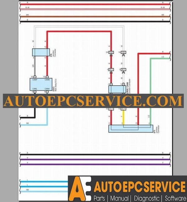 Lexus LX570 57L Wiring Diagram Manual 20154