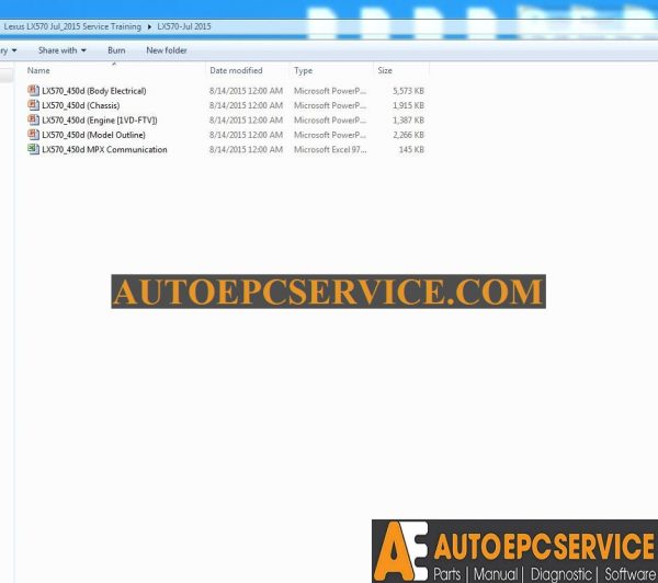 Lexus LX570 Jul2015 Service Training1