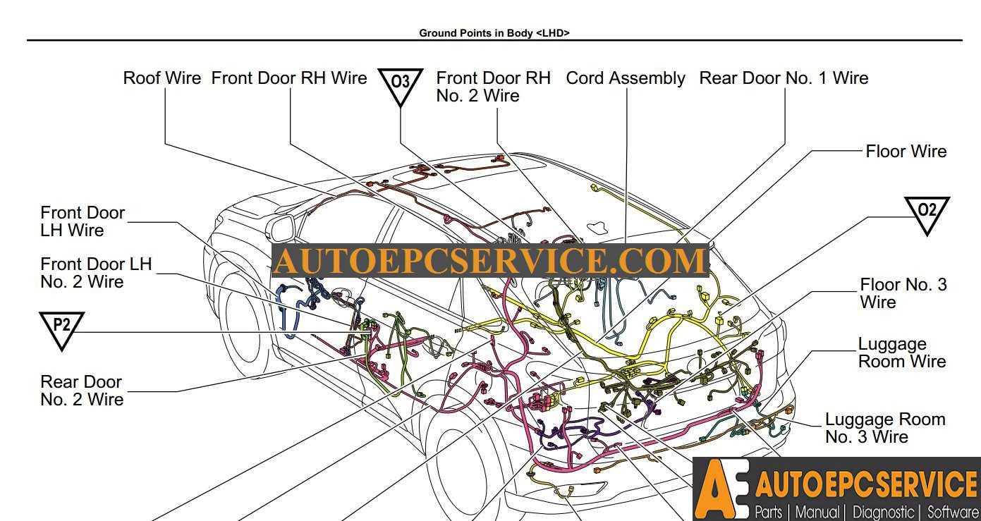 Lexus RX270 330 2012 Wiring Diagram4