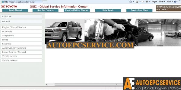 Toyota 4Runner 2009 on RM1440E Workshop Manual 1