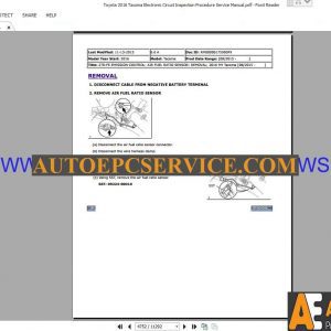 Toyota 2016 Tacoma Electronic Circuit Inspection Procedure Service Manual4
