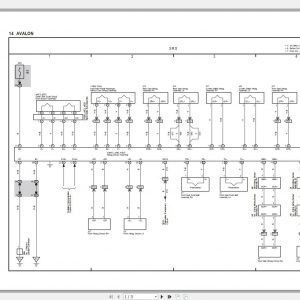 Toyota Avalon 2015 2018 Electrical Wiring Diagram 3