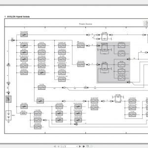 Toyota Avalon HV 2015 2018 Electrical Wiring Diagram 2