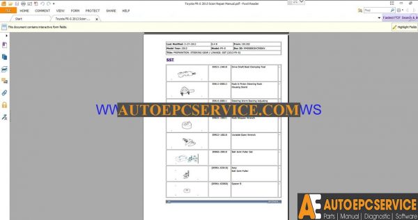 Toyota FR S 2013 Scion Repair Manual2
