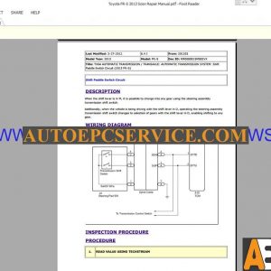 Toyota FR-S 2013 Scion Repair Manual Toyota Fr S 2013 Scion Repair Manual3